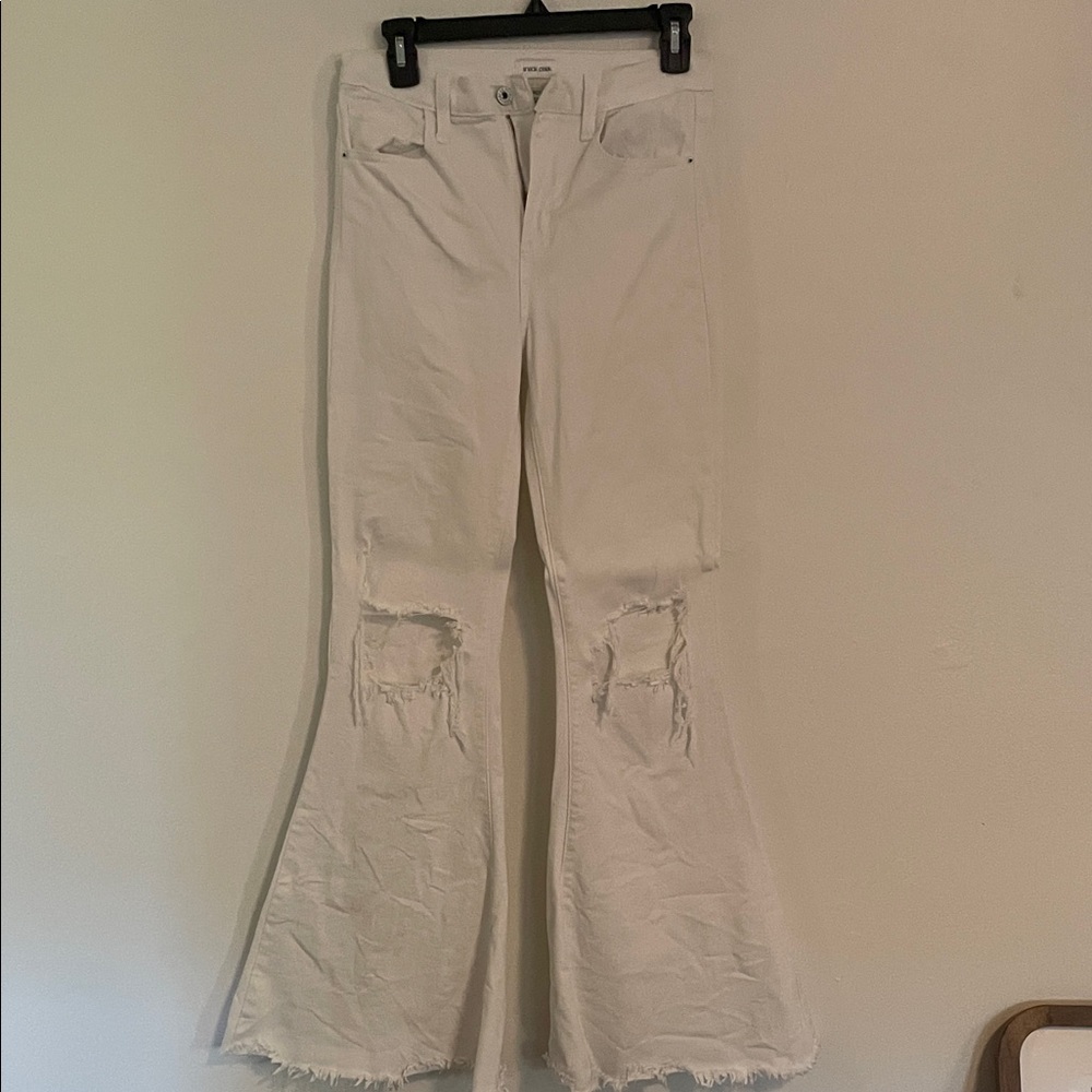 Sneak Peek White Denim Jeans